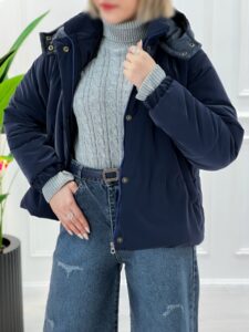 کاپشن کلاهدار سیلیکونی